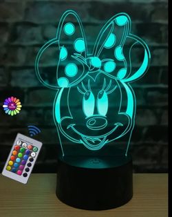 Minie Mouse Lamp