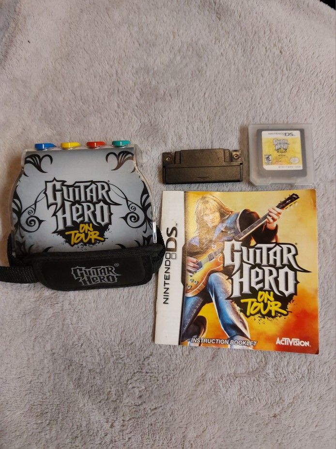 Nintendo DS Guitar Hero On Tour Game Complete