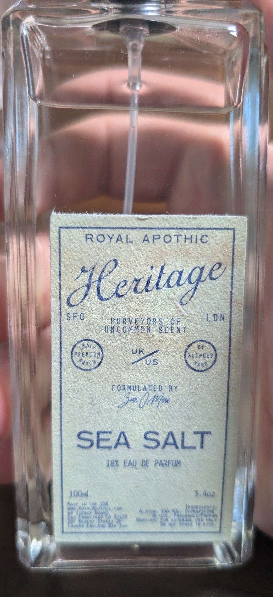 Royal Apothic Heritage Sea Salt Perfume