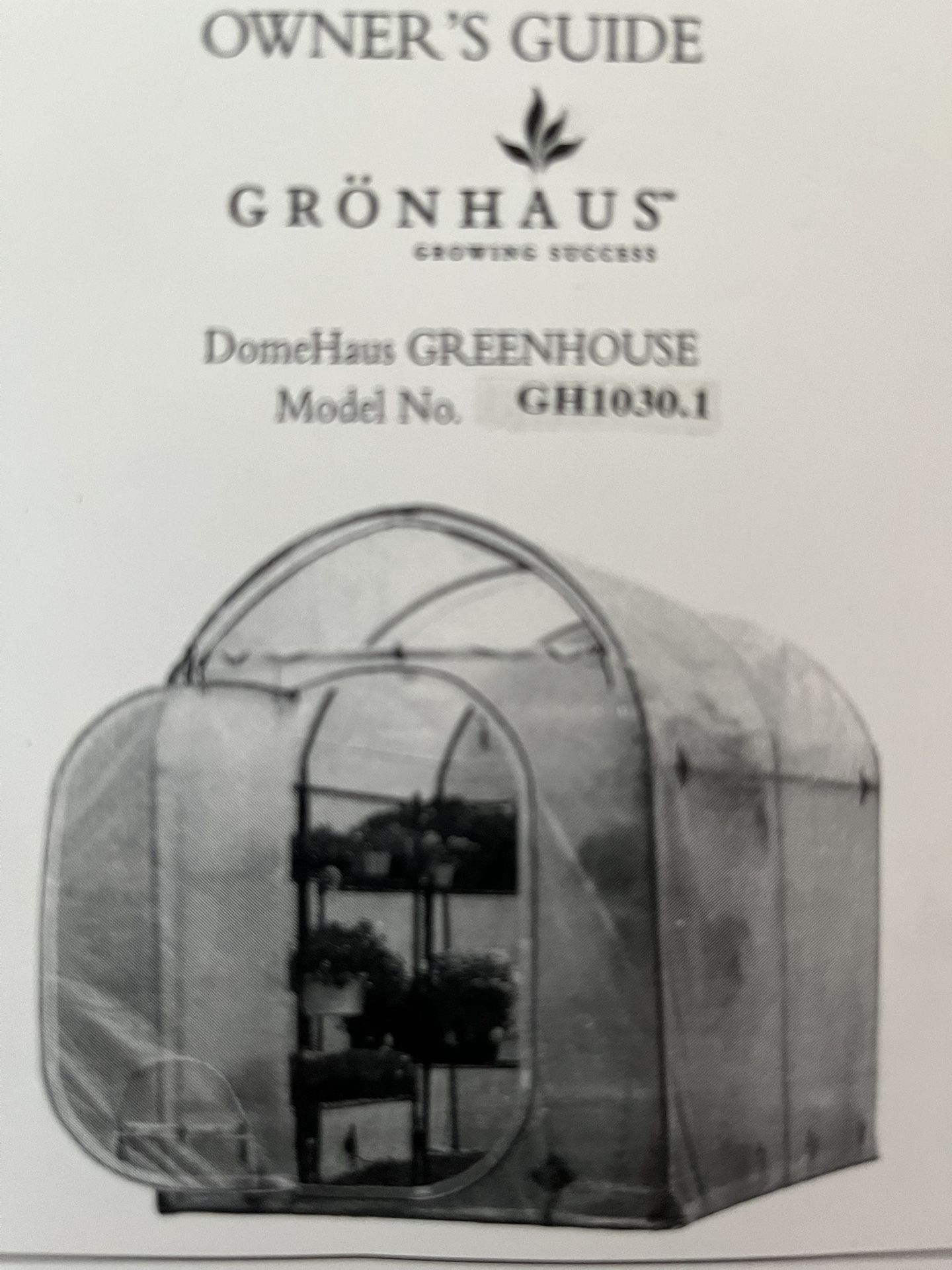 Excellent greenhouse.