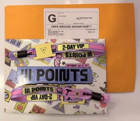 III Points 2 Day VIP Passes (3 points) Sold Out!