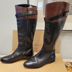 Women's Cole Haan Daeling Leather Riding Boots Size 7