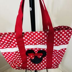 Disney Minnie Mouse Tote Bag – Red Polka Dot 