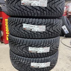 (4) - 245/70/17 Hankook Winter iPike X Snow Tires