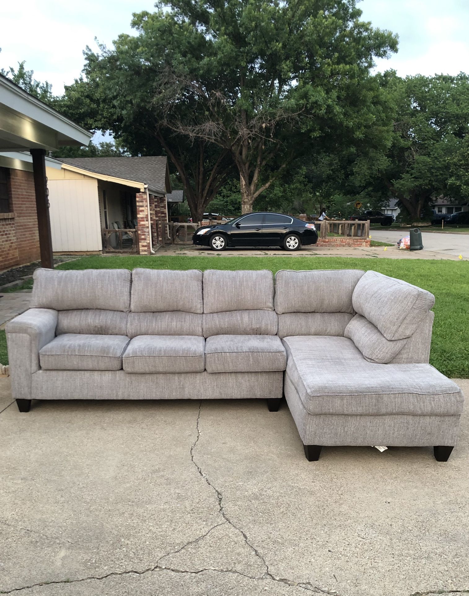 Gray Sectional Couch 