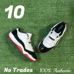 Size 10 Air Jordan 11 Retro Low “Concord/Bred” 🚓