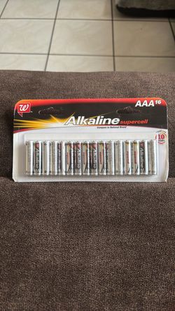 Walgreens AAA Alkaline Batteries 16-Pack
