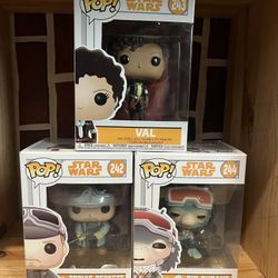 Star Wars Han Solo Movie Funko Pops $15 For All