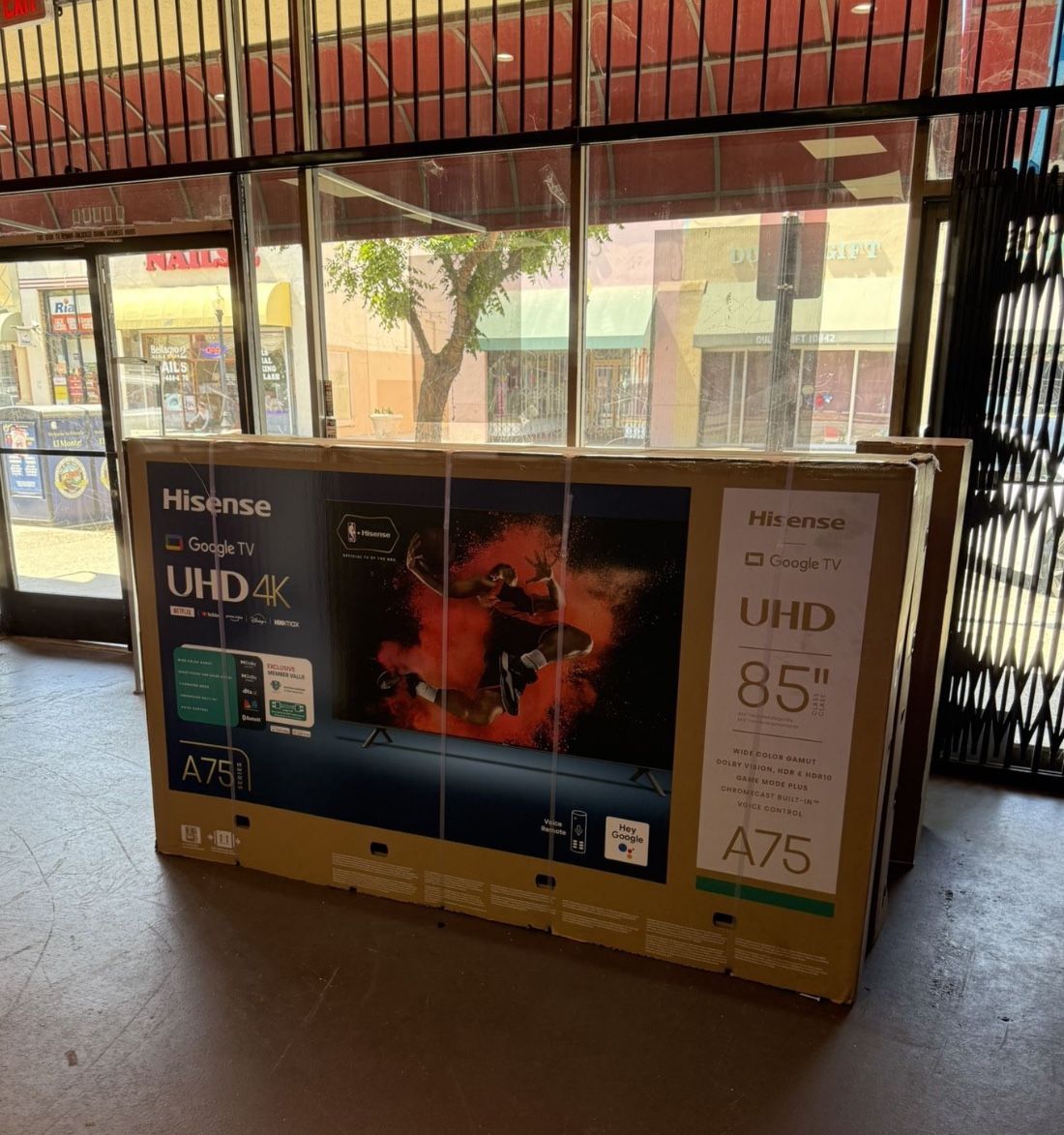 85” HISENSE A75 SERIES 4K HDR SMART TV