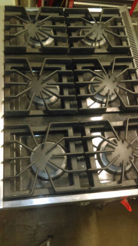 Viking professional Gas cook Top Stainless Steel great condition