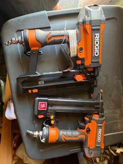 RIDGID 6-Gal Air Compressor & Pneumatic Finish Nailer Kit