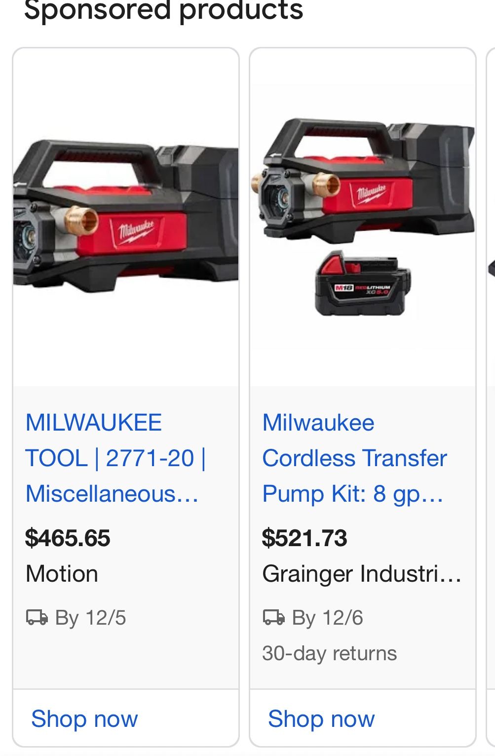 Milwaukee Transfer Pump M18