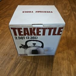 New Stainless Steel Teakettle 2.5qt
