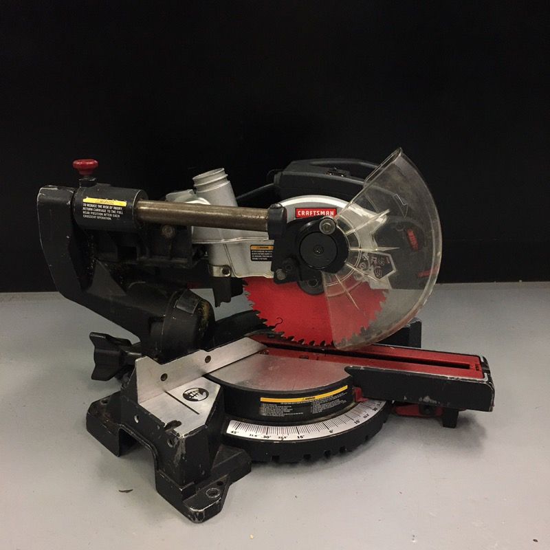 Craftsman 10" Single Bevel Sliding Compound Miter Saw