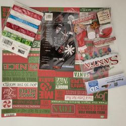 Holiday And Travel  Scrapbook Materials 