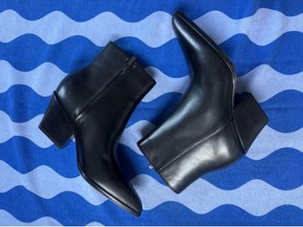 Marc Fisher Alfie Block Heel Ankle Boots