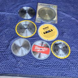 7 Saw Blades TOTAL 4. 12" 3. 10" 