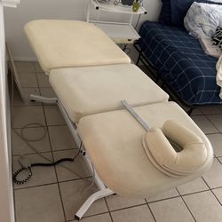 White Massage Table