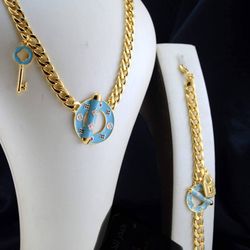 Jewellery Set Plated 18 K