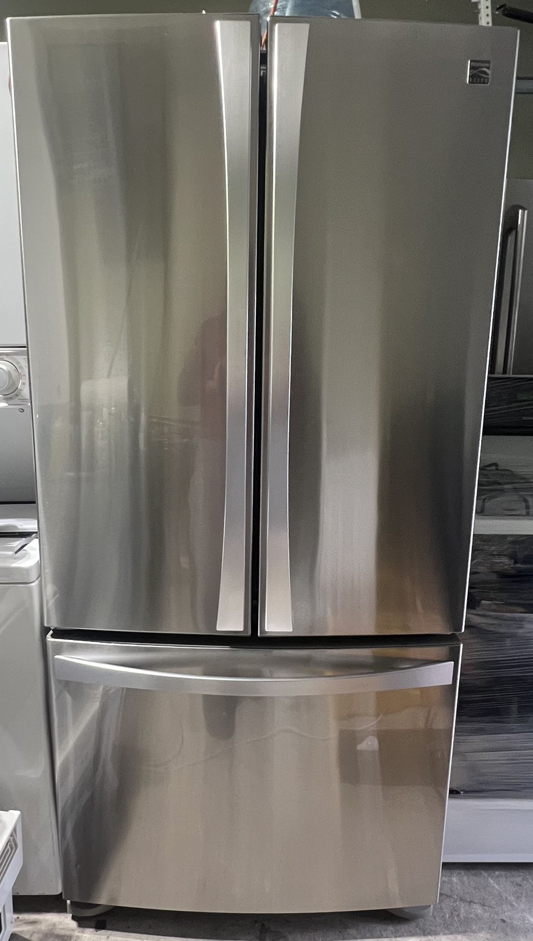 33 Inch Wide Kenmore Elite French Door Refrigerator