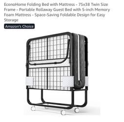 Folding Bed with Mattress