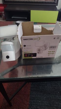 Video Security Camera With Motion Light 360
