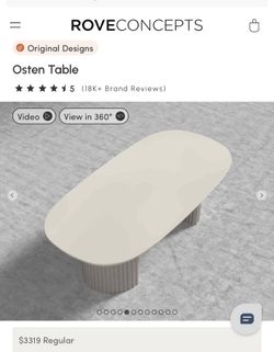 Echoing a sense of nature the tranquil, contemporary shape and soft tones of the Osten Table creates an underlying feel of refined elegance. Expressed