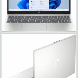 HP Laptop And AirPods 4
