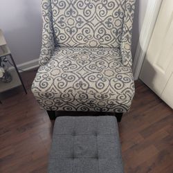 Ashley Furniture Chair and Ottoman 
