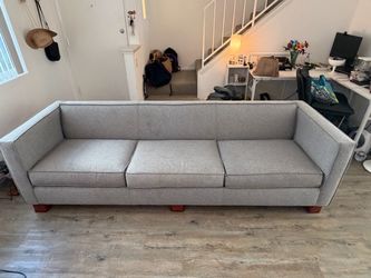 CB2 Club 101” Grey Fabric Sofa – $350 OBO