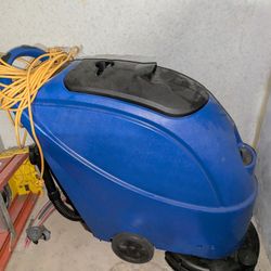 Trusted Clean 'Dura 17' Cord Electric Automatic Floor Scrubber w/ Pad Driver