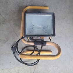 Portable halogen work light