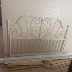 White Queen Bed Frame