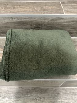 Olive Green Throw 60”x48”