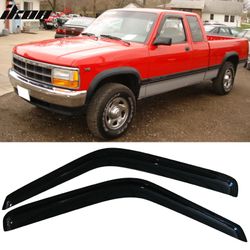 Fits 87-96 Dodge Dakota Window Visors Acrylic Sun Guard Rain Deflector 2PCS
