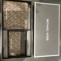 Michael KORS Mens Wallet Set 