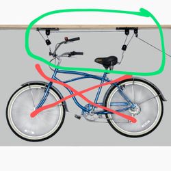 Bike storage hoist 2 pack