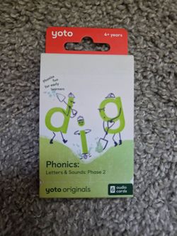 Yoto Phonics Phase 2 Letters and Sounds