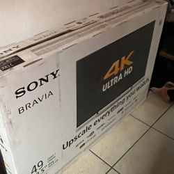 New Sony Smart 4K Tv 