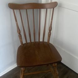 Wood chair