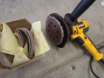 DEWALT Rotary Sander, Variable Speed, Dust Shroud, 5-Inch