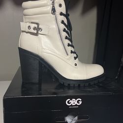 White Beautiful Booties