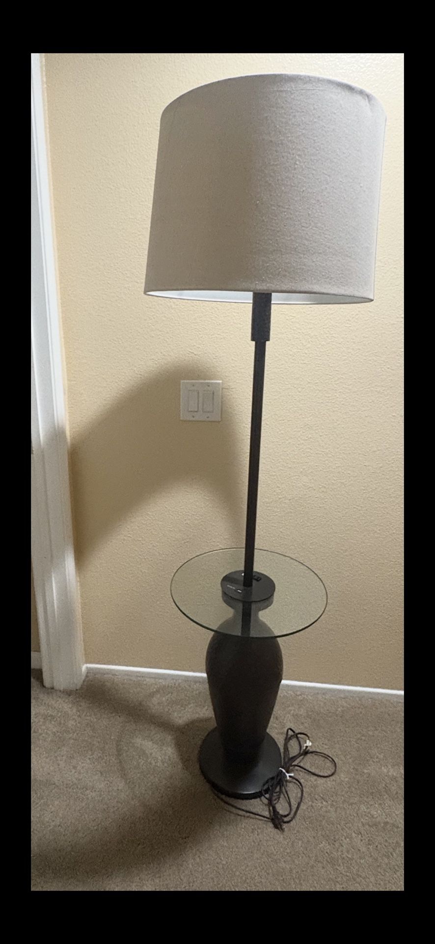 Lamp $75 And Three Tier Candle Holder$40