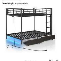 Metal frame bunk beds