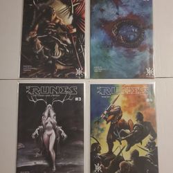 Source Point Press Comics RUNES COMPLETE SET # 1-4 VIKINGS NM 2021