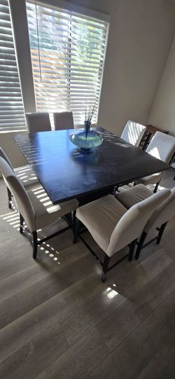 Beautiful Nine Piece Dining Room Set