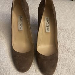Jimmy Choo Brown Heels Size 9/9.5 Size 40
