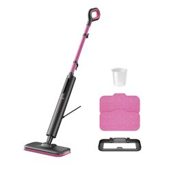 Schenley Steam Mop Cleaner Powerful - 15s Fast Heat-Up, Chemical-Free for Hardwood/Tile/Laminate & Floors/Walls, Washable Pads, 3 Modes for Carpet, Li