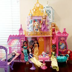 Princess Castle With Dolls