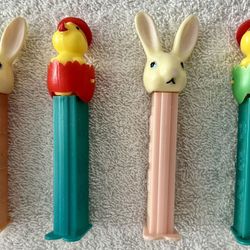 4-VINTAGE “PEZ EASTER DISPENSERS”…